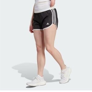 Adidas Women's Black and White Athletic Shorts
